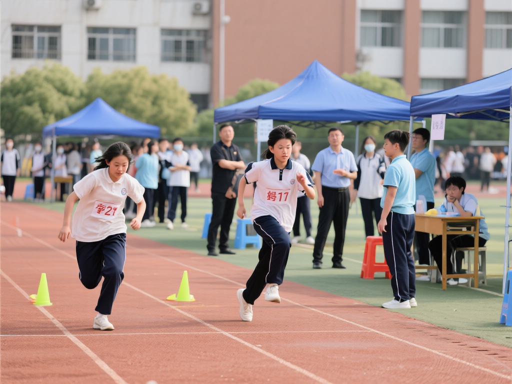 中考体育考试圆满落幕，勇夺成功完美句点