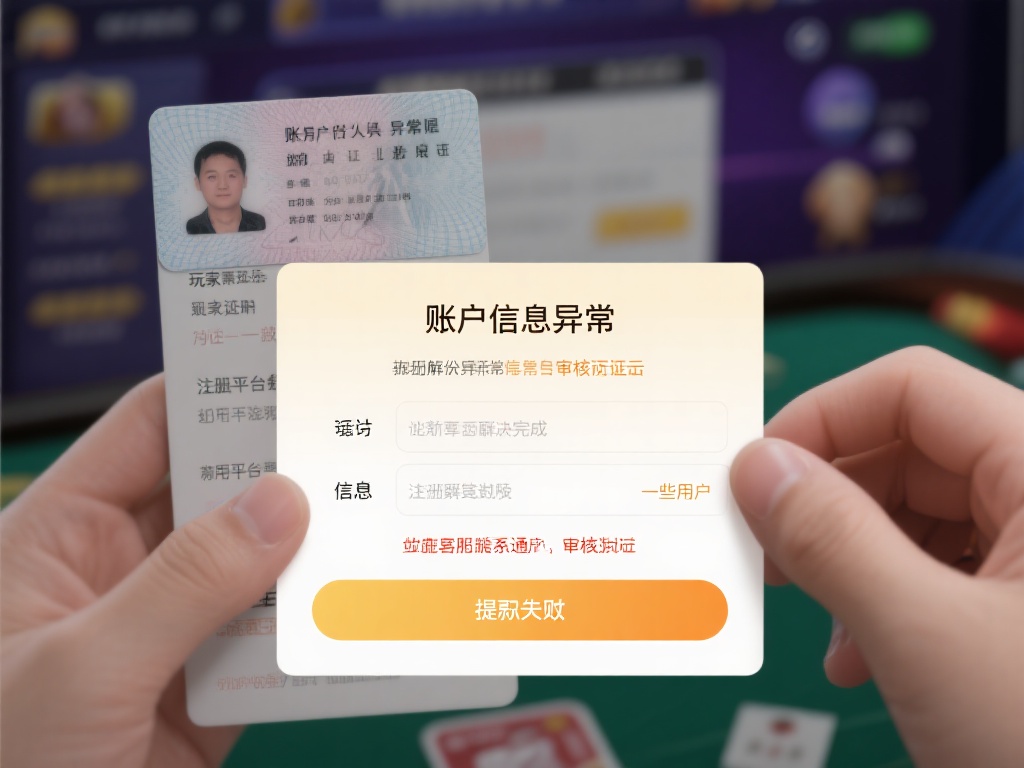 账户信息异常或审核未通过
提现失败的常见原因之一